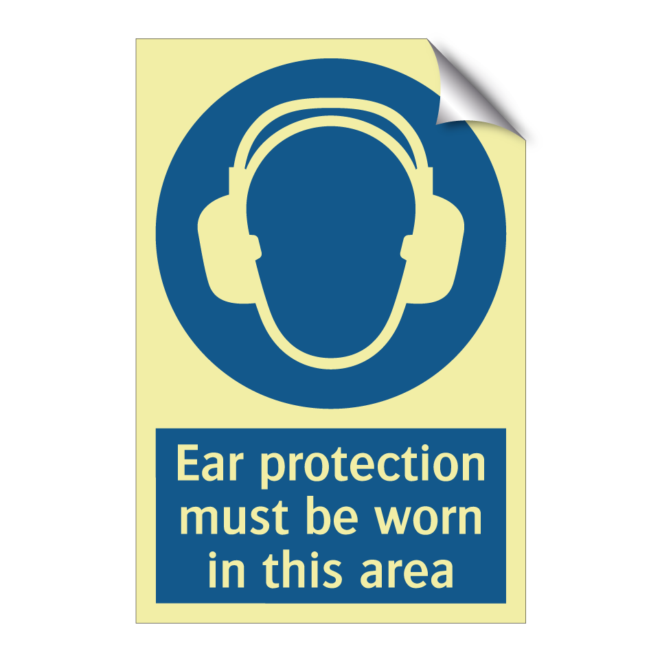 Ear protection must be worn in this area