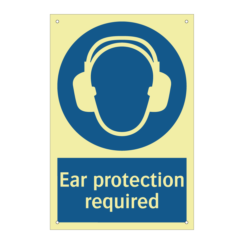 Ear protection required
