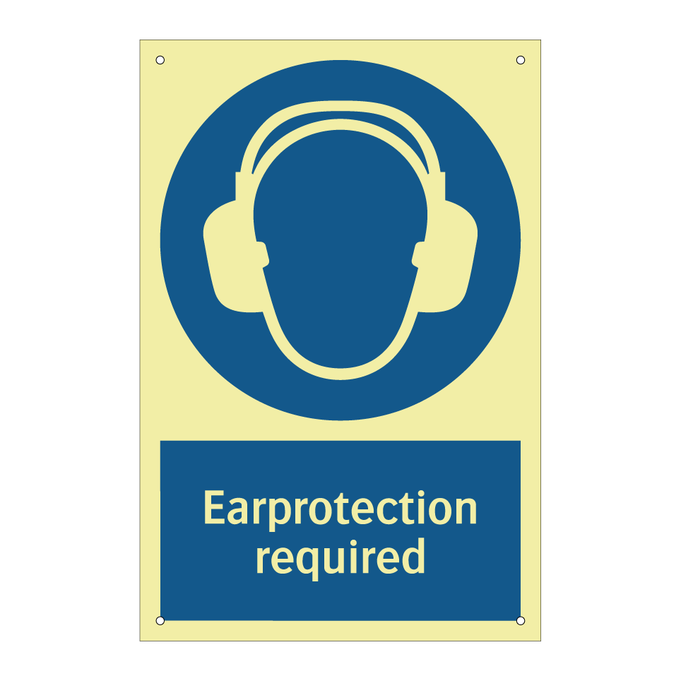 Earprotection required