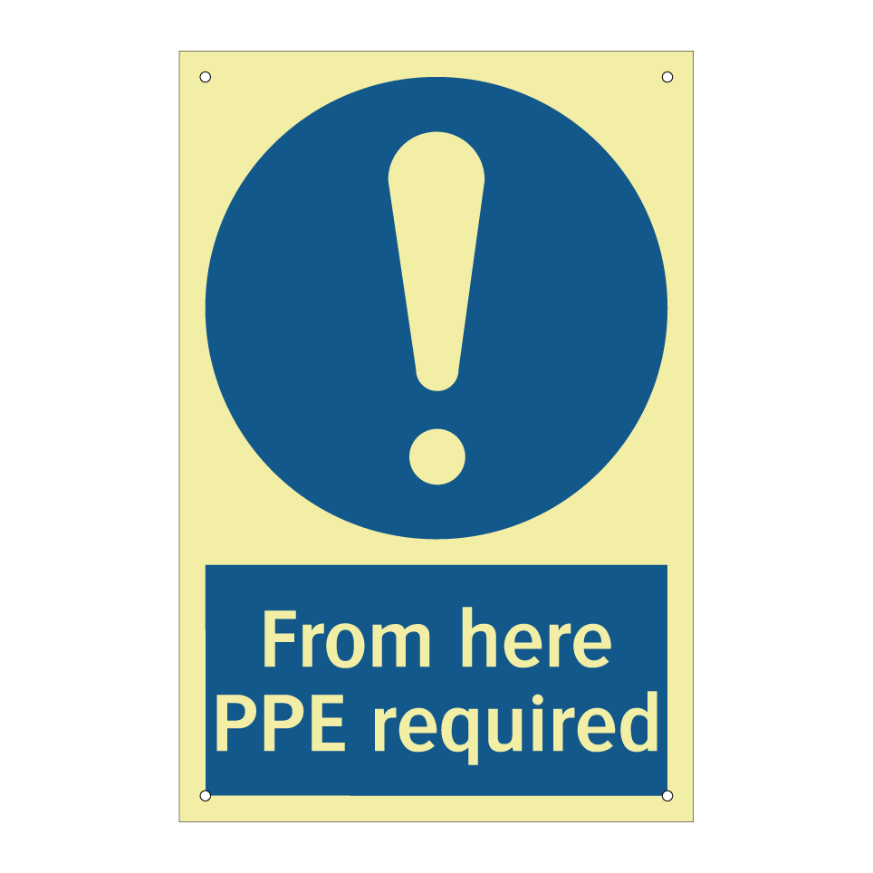 From here PPE required