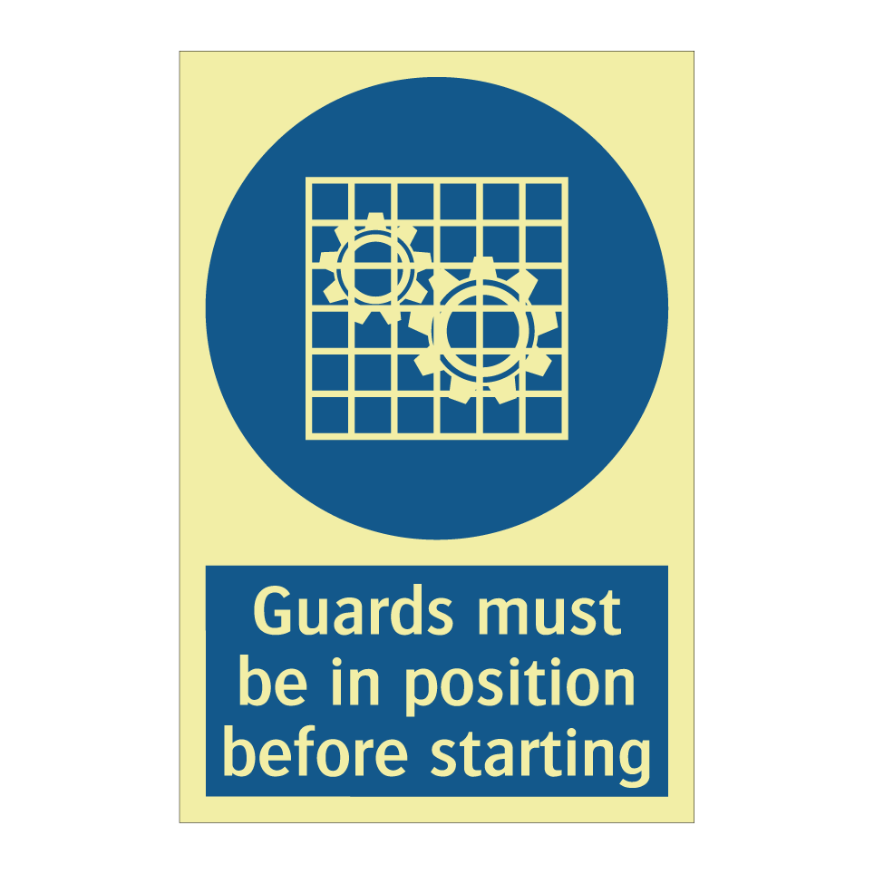 Guards must be in position before starting