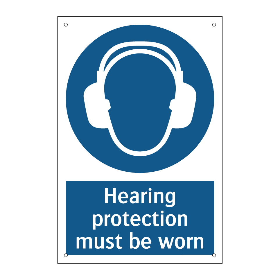Hearing protection must be worn