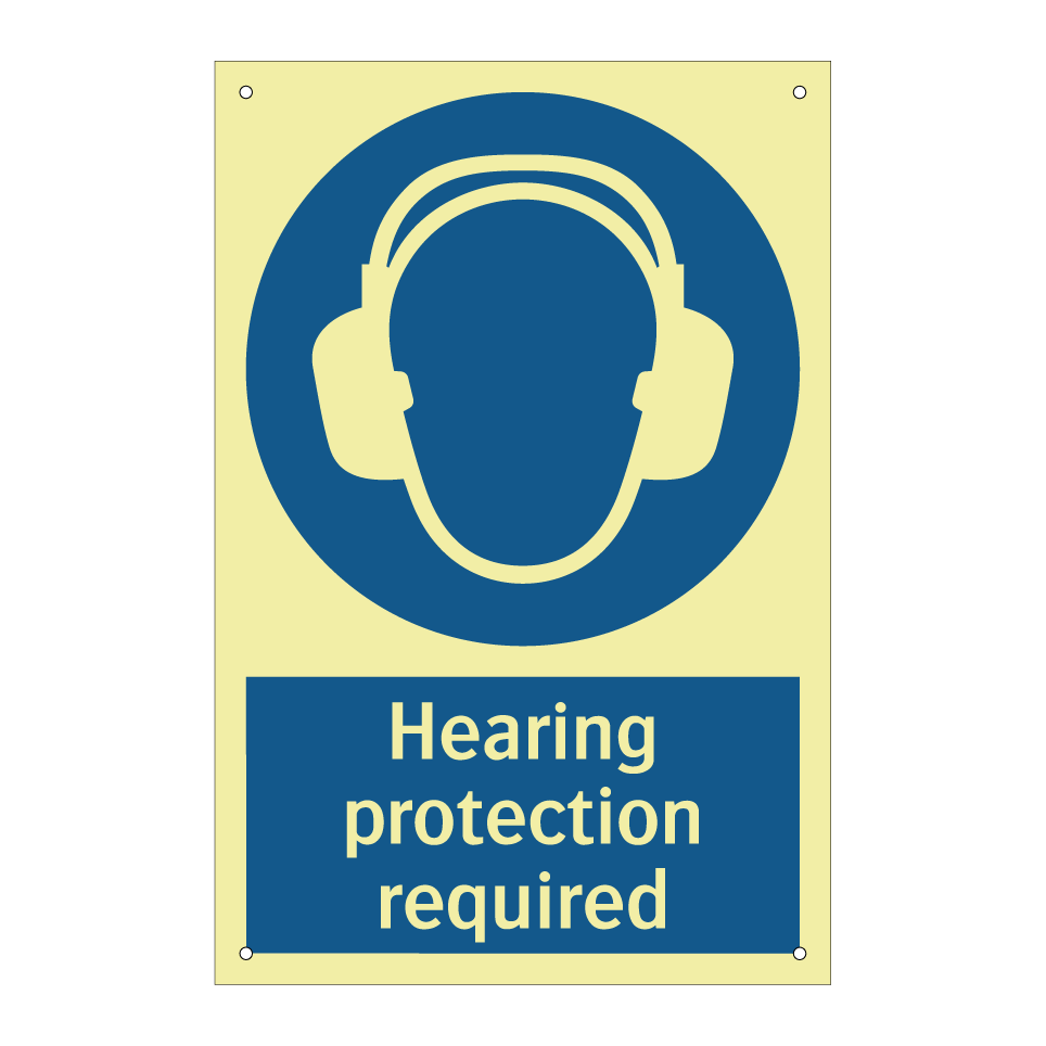 Hearing protection required