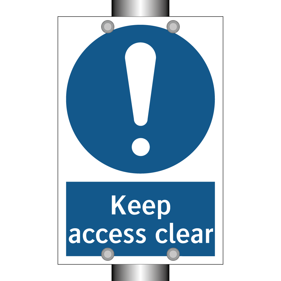 Keep access clear