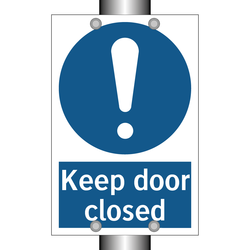 Keep door closed