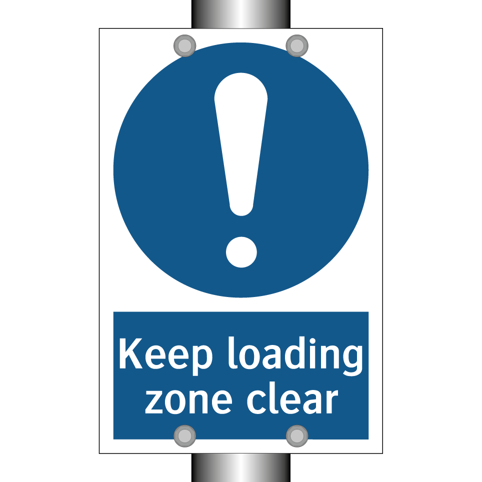 Keep loading zone clear