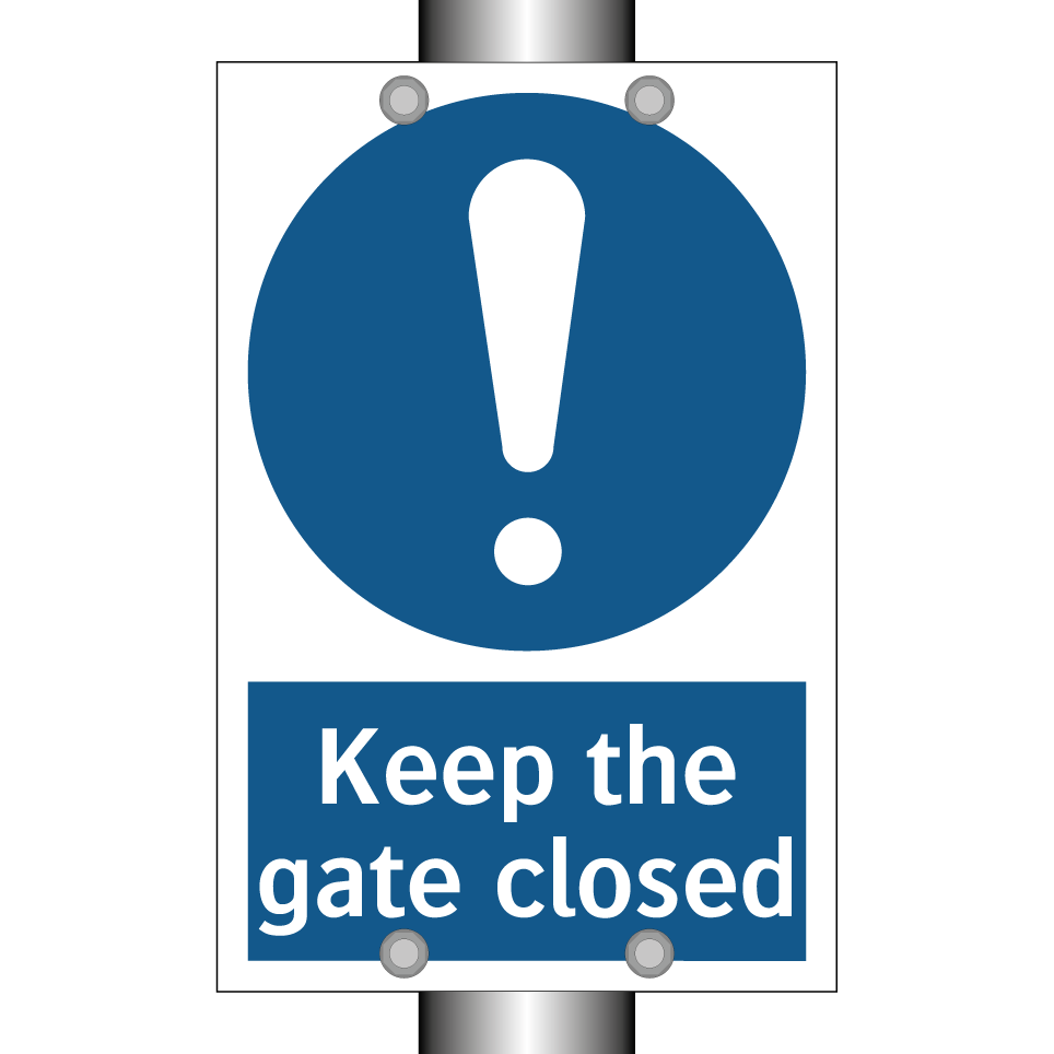 Keep the gate closed
