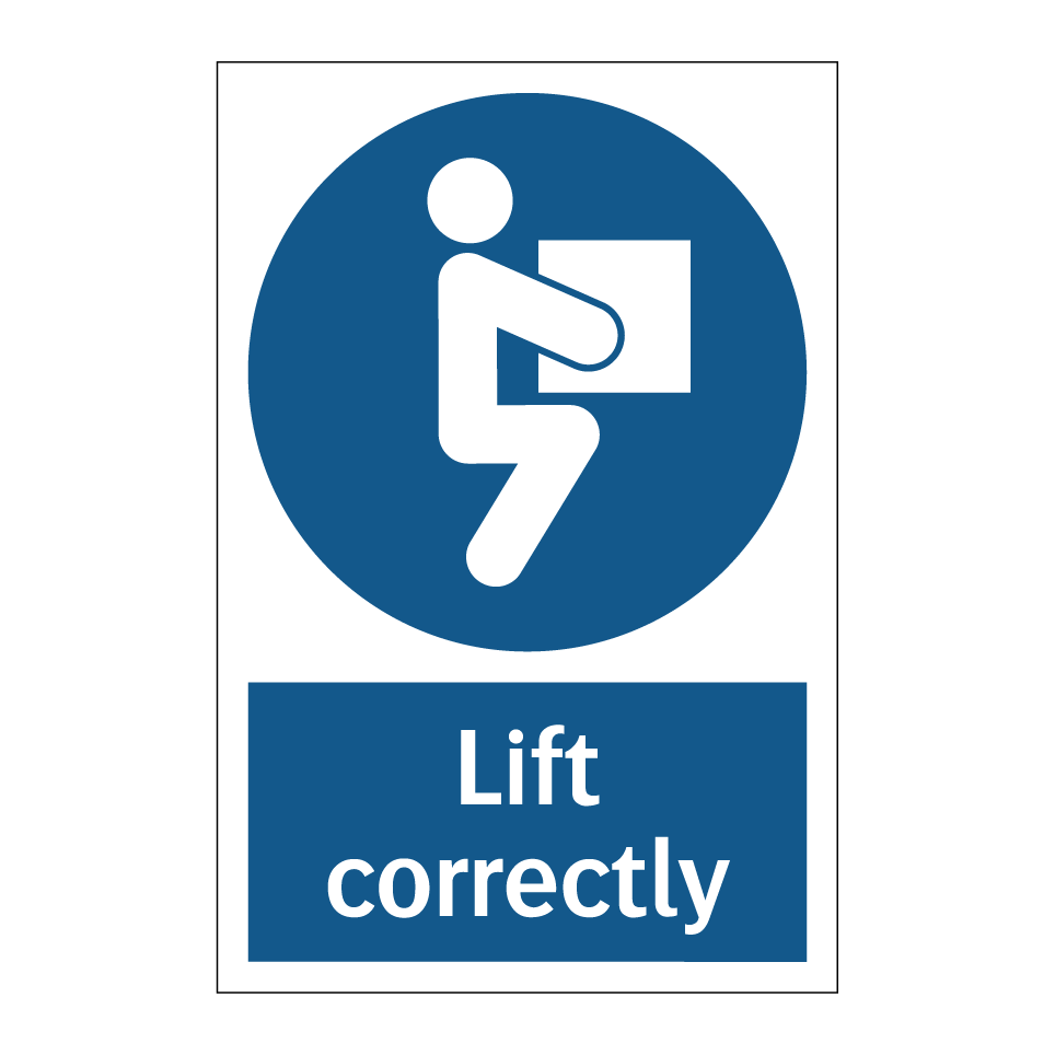 Lift correctly