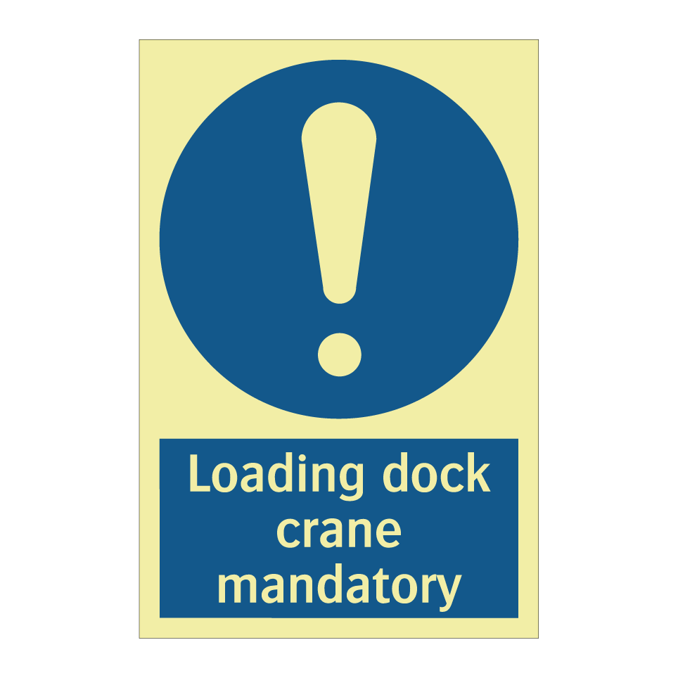 Loading dock crane mandatory
