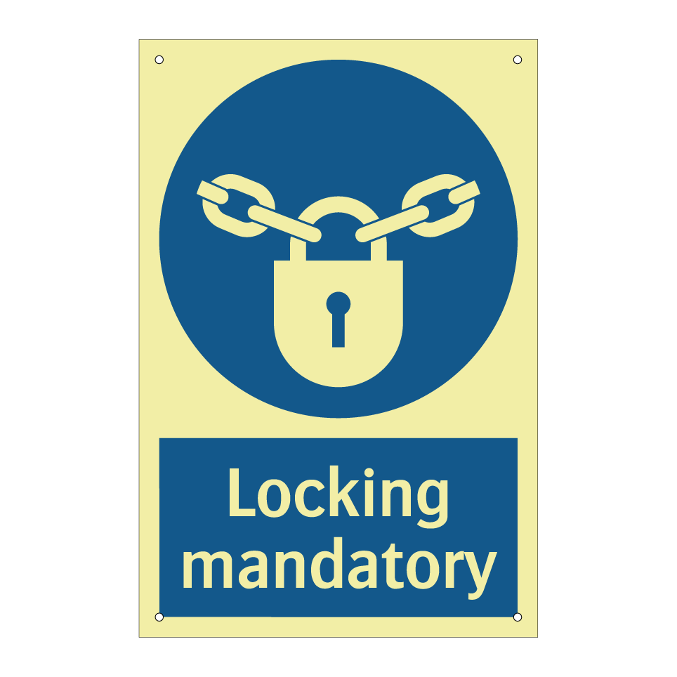 Locking mandatory