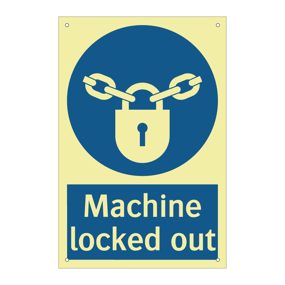Machine locked out