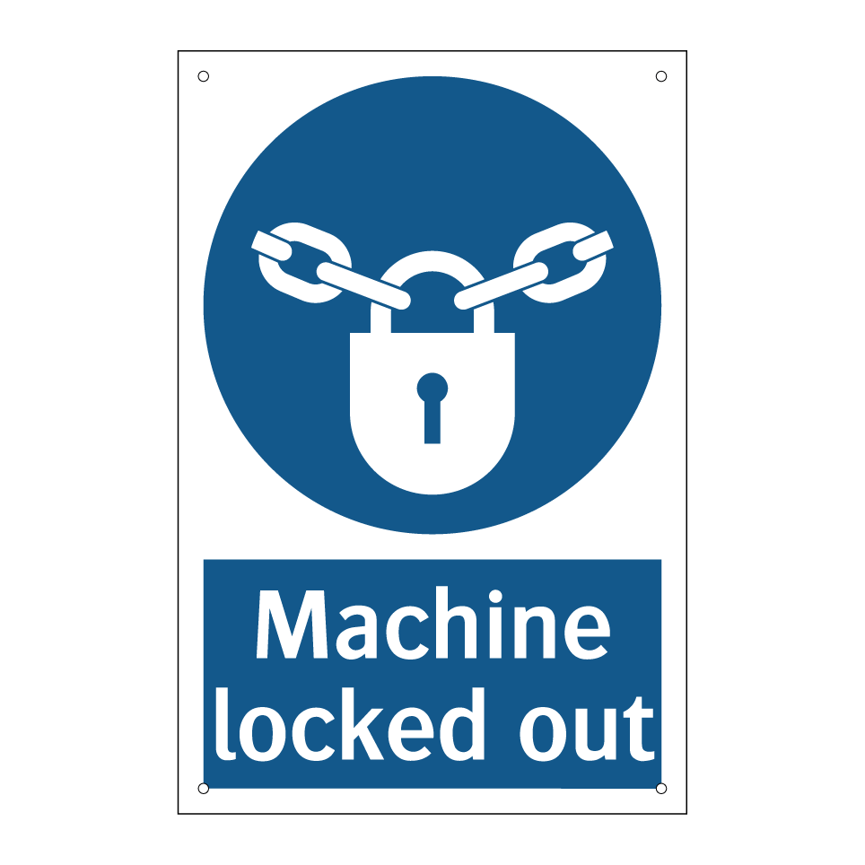 Machine locked out