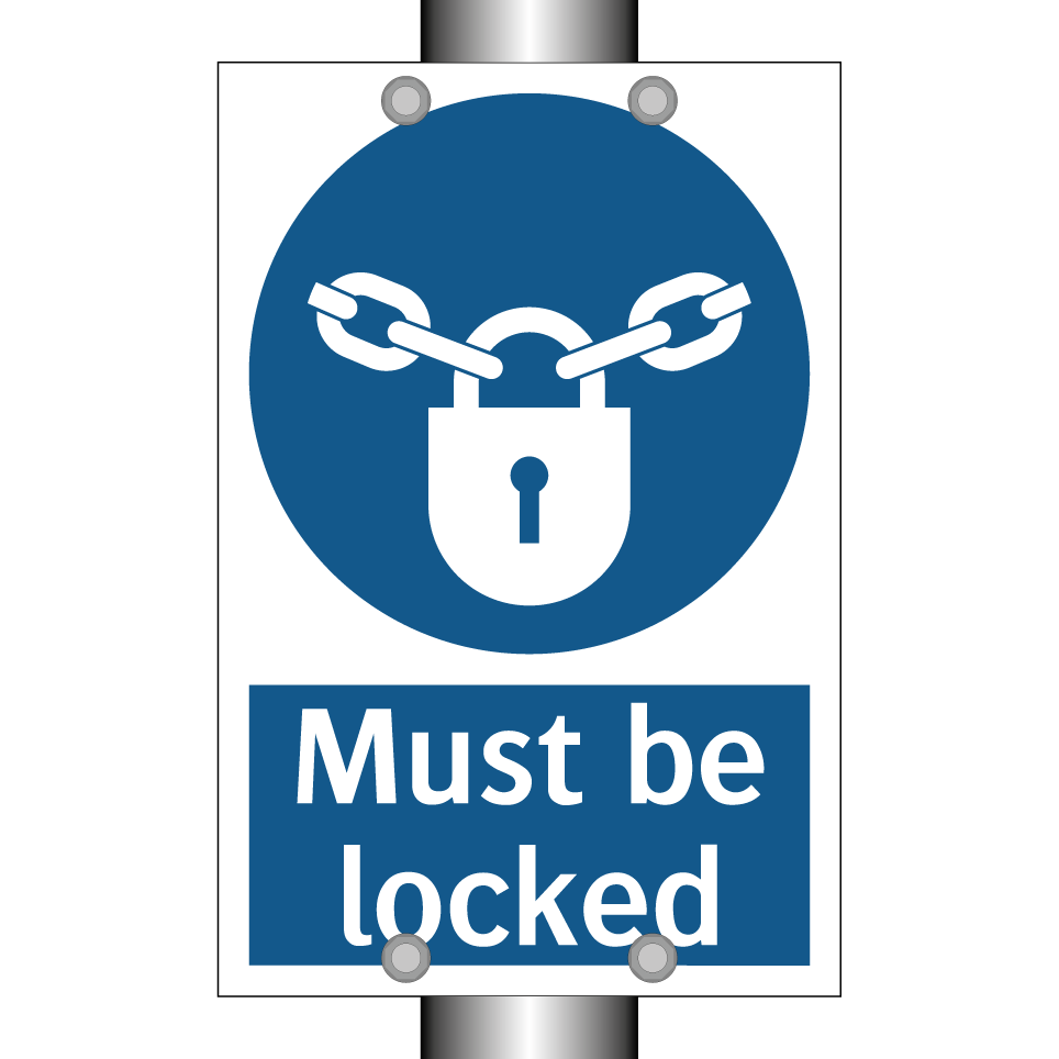 Must be locked