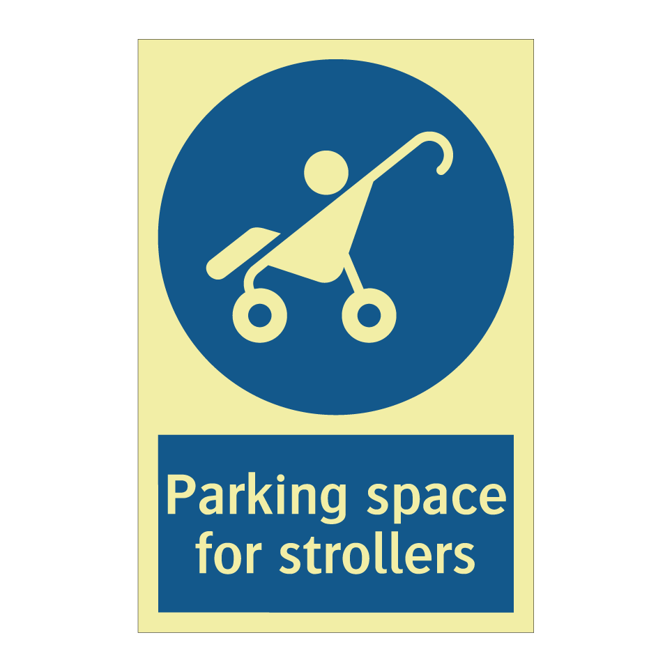 Parking space for strollers