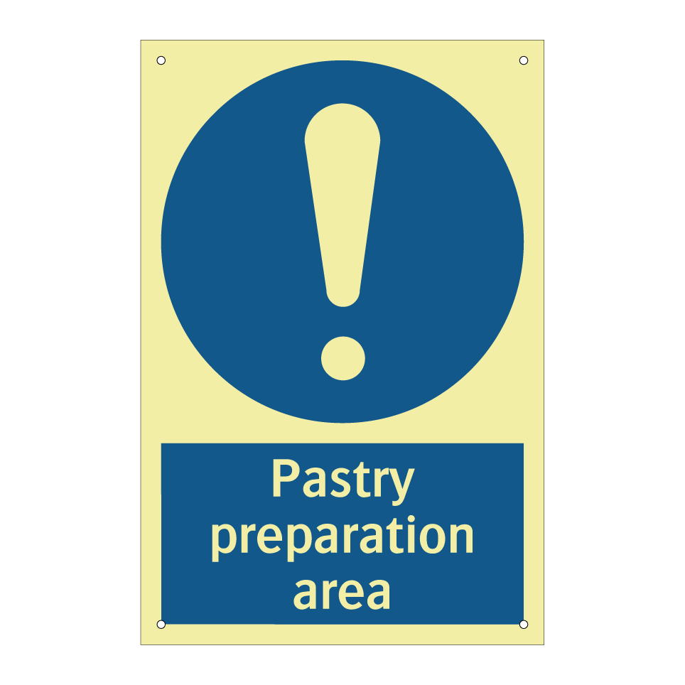 Pastry preparation area
