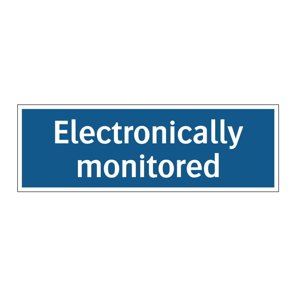 Electronically monitored