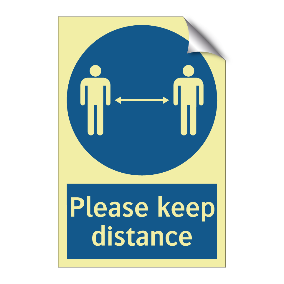 Please keep distance