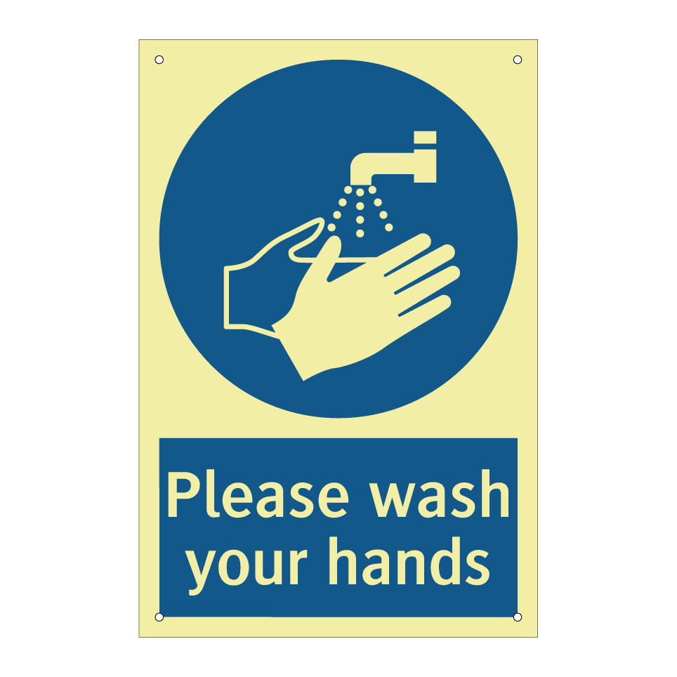 Please wash your hands