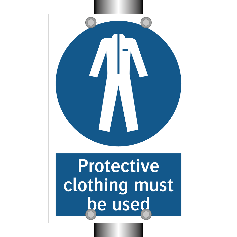 Protective clothing must be used
