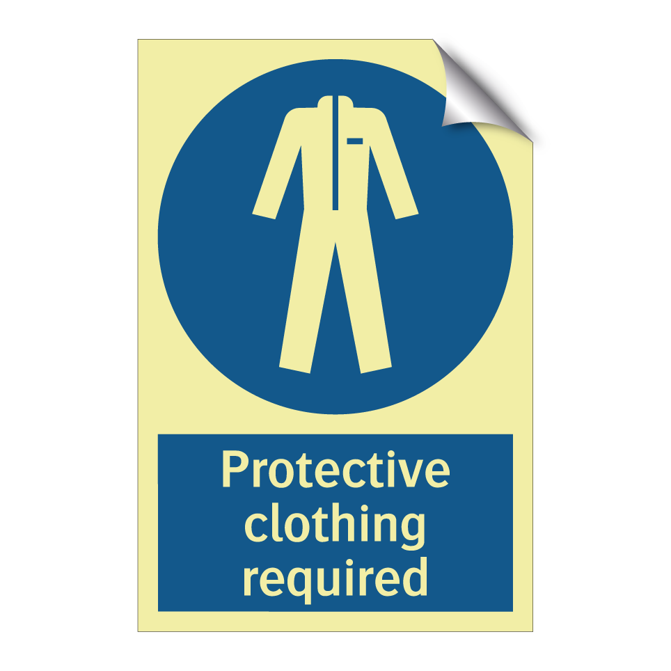 Protective clothing required