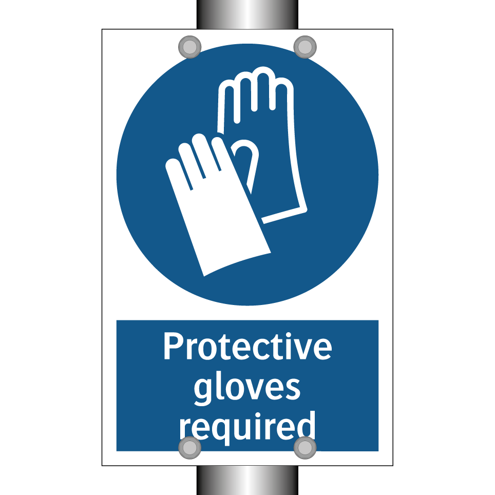 Protective gloves required