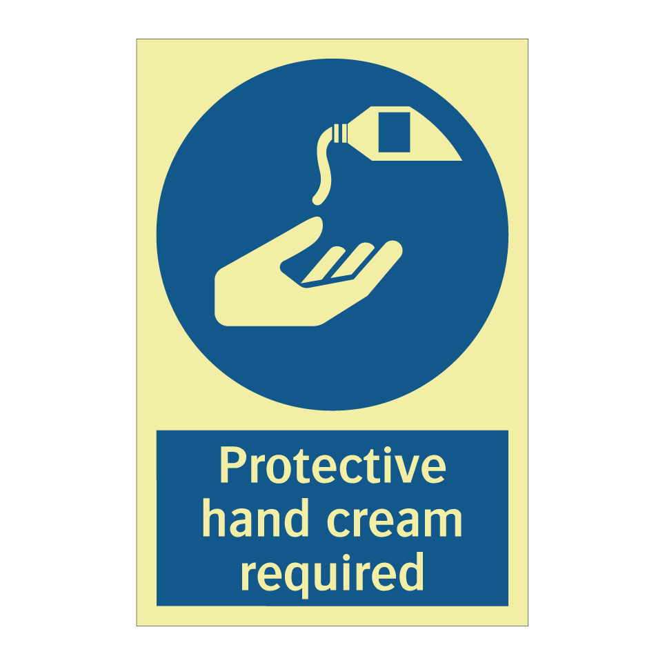 Protective hand cream required
