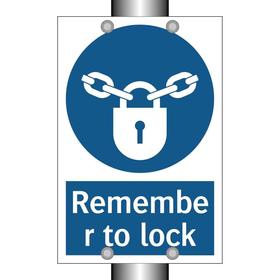 Remember to lock