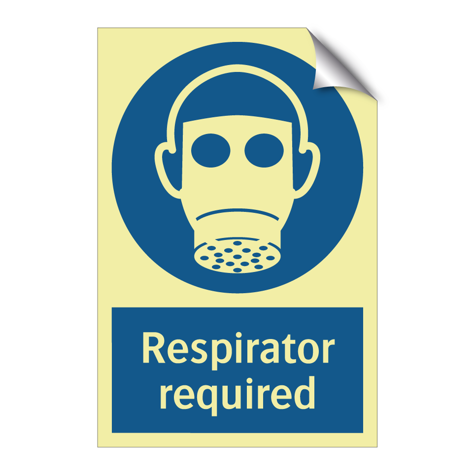 Respirator required