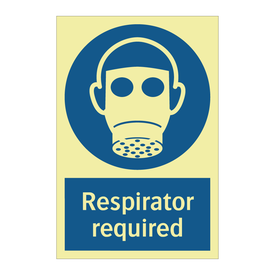 Respirator required