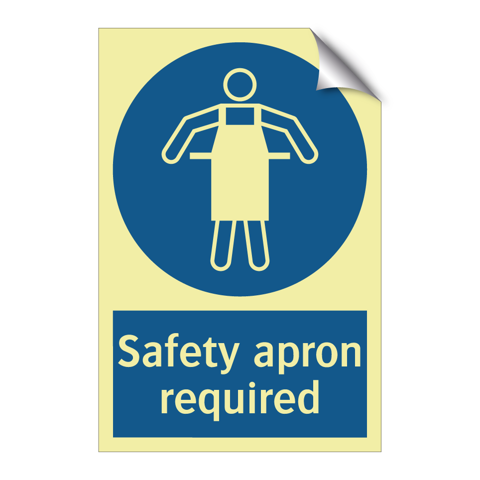 Safety apron required