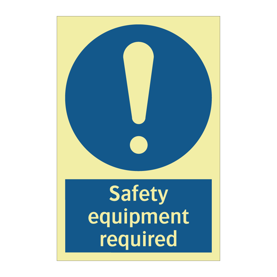 Safety equipment required