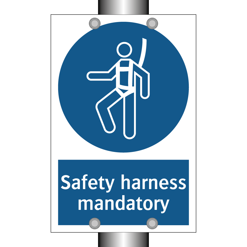 Safety harness mandatory