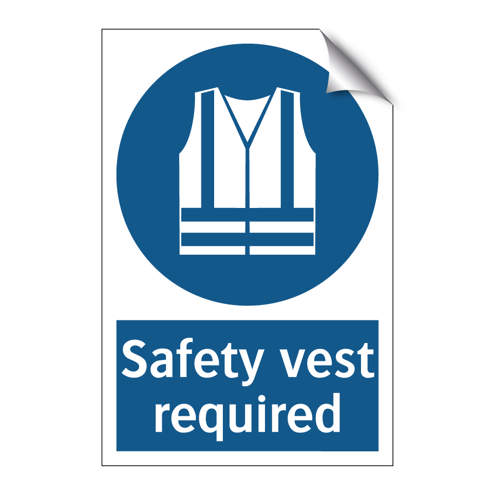 Safety vest required