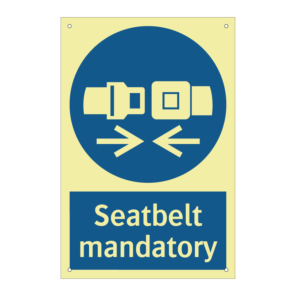 Seatbelt mandatory