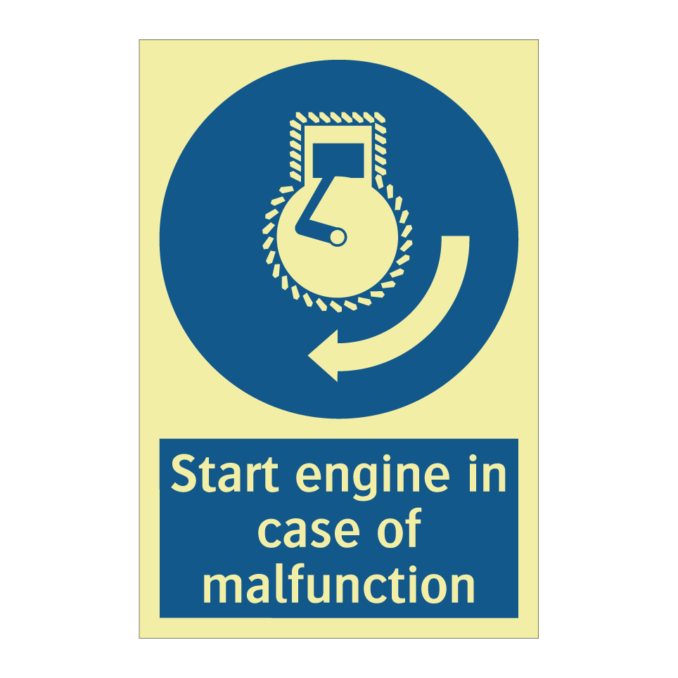 Start engine in case of malfunction