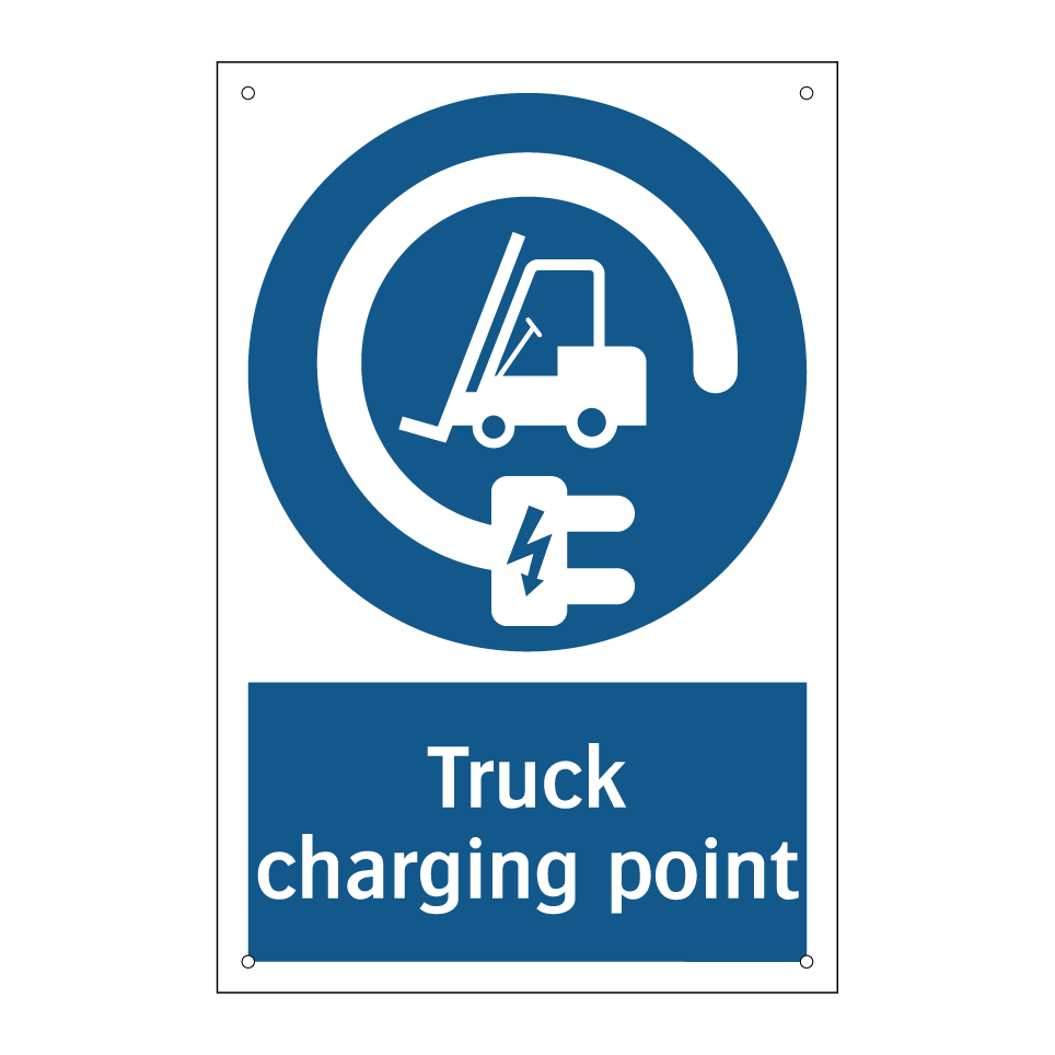 Truck charging point