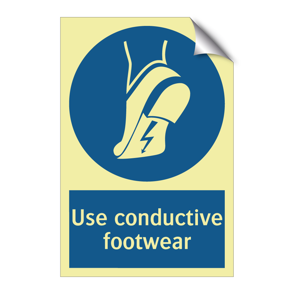 Use conductive footwear