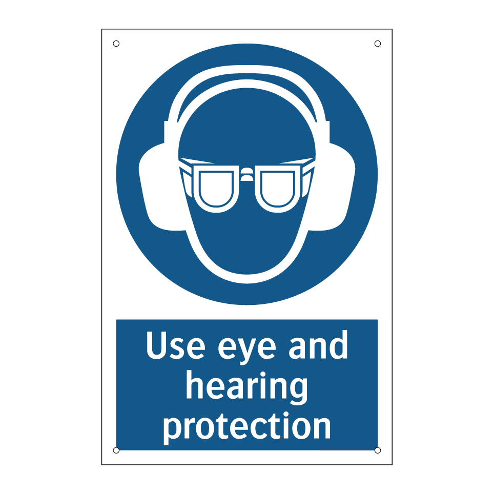 Use eye and hearing protection