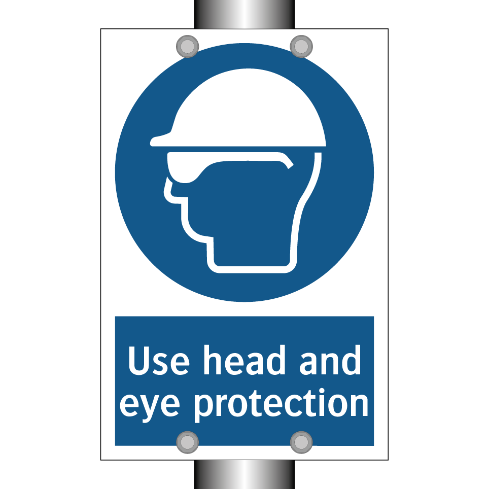 Use head and eye protection