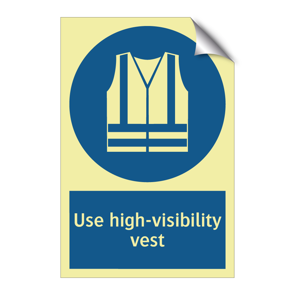 Use high-visibility vest