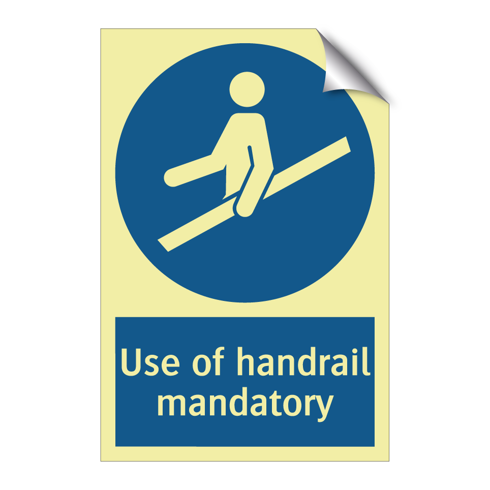 Use of handrail mandatory