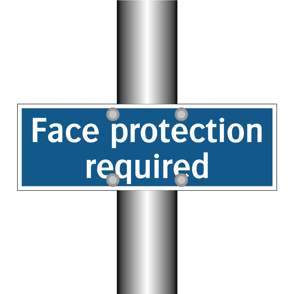 Face protection required