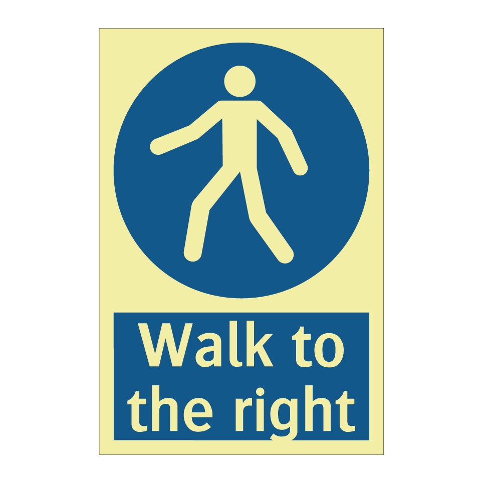 Walk to the right