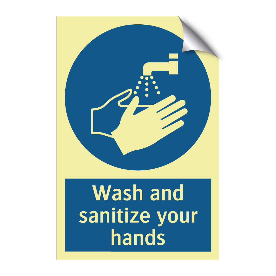 Wash and sanitize your hands