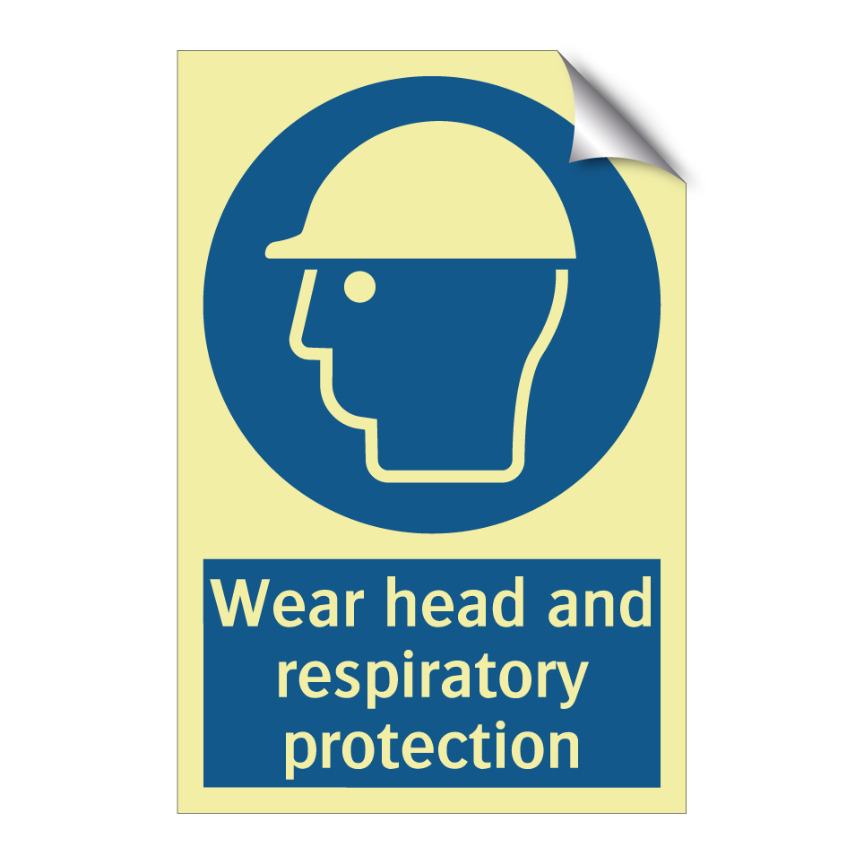 Wear head and respiratory protection