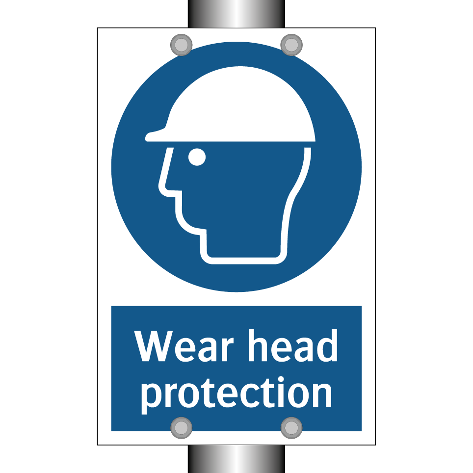 Wear head protection