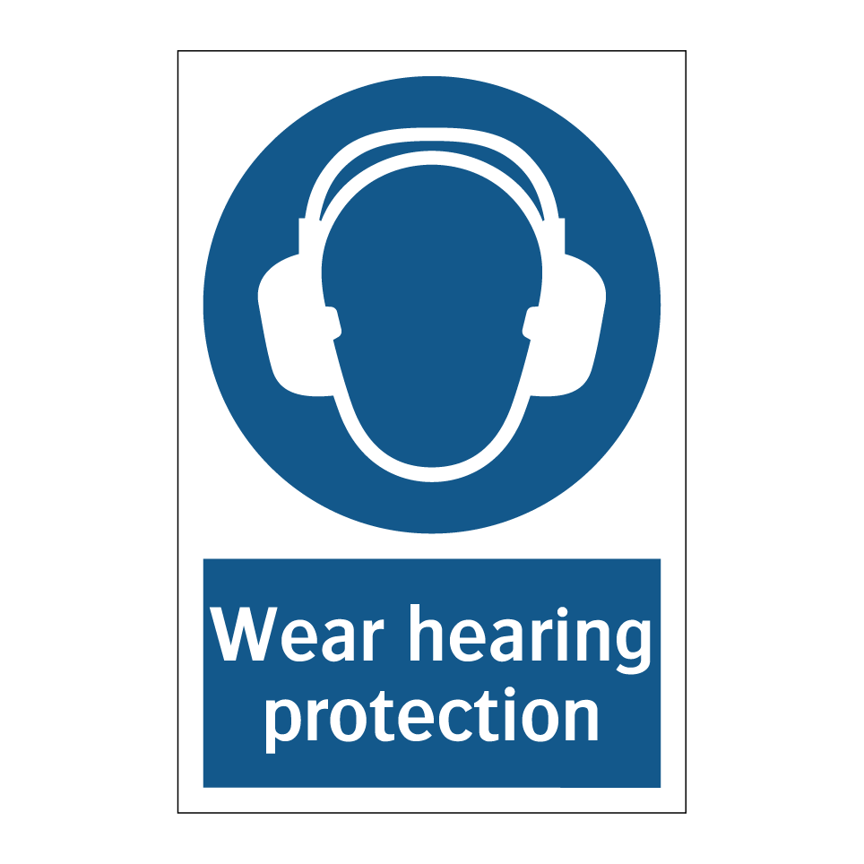 Wear hearing protection