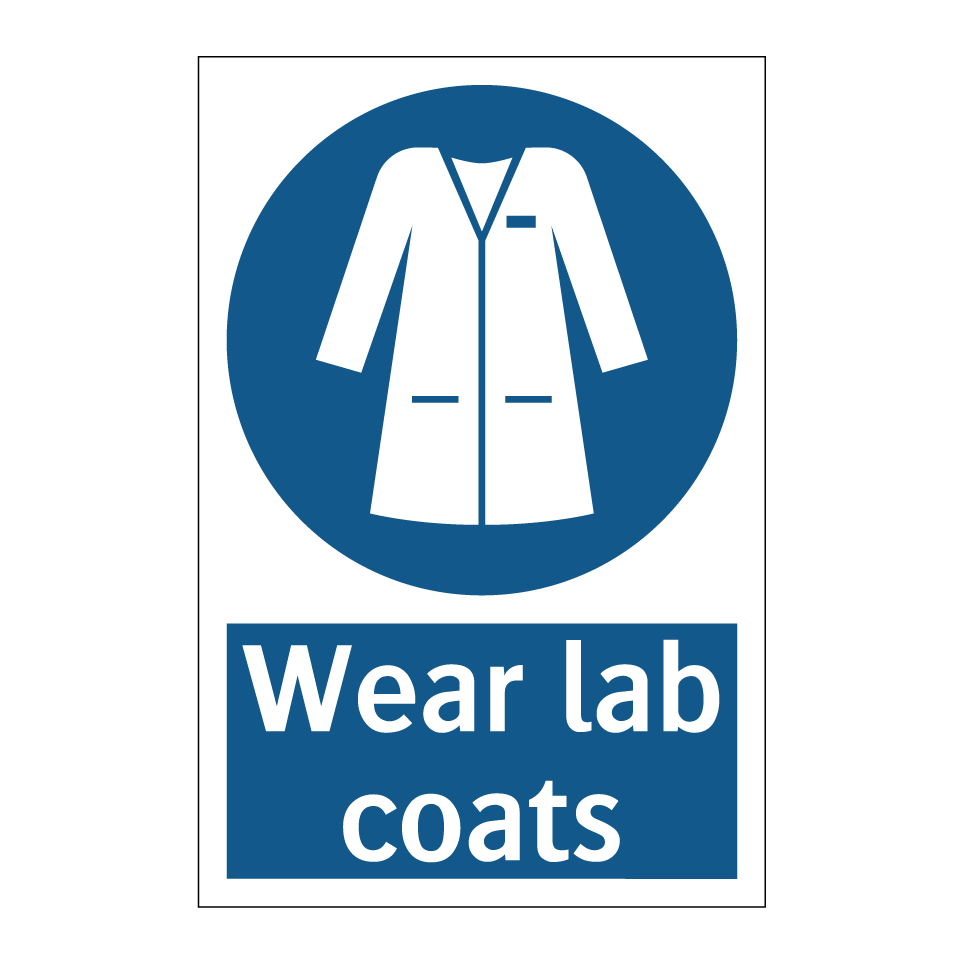 Wear lab coats