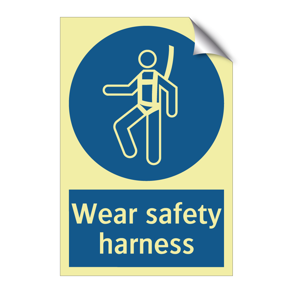 Wear safety harness