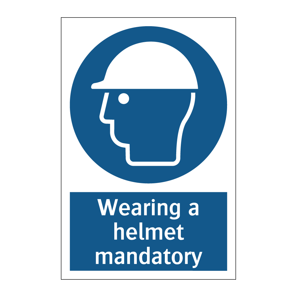 Wearing a helmet mandatory